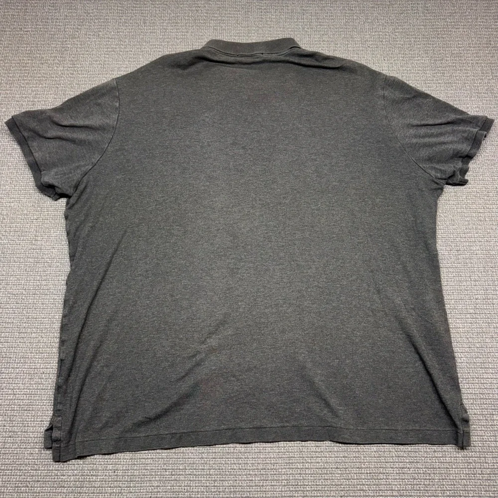 Polo Ralph Lauren Mens XXL Classic Fit Short Sleeve Polo Shirt Gray Blue Pony